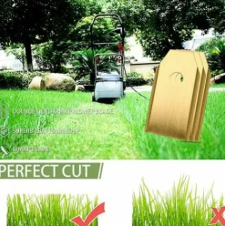 * Fei Yu 30 Lames De Rechange Pour Husqvarna / Automower / Gardena / Yardforce Robot Tondeuse, Lames De Couteau En Titane Lames De Rechange(3 G 0,75 Mm)-Accessoire De Rechange Avec Vis><noscript><img width=