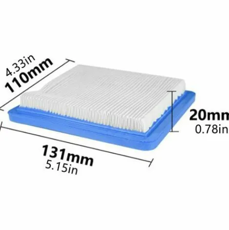 * Fei Yu Air Pour Tondeuse Poussee Remplacement Gamme Accessoires Filtre Papier Ensemble Non Authentique Briggs Stratton Quantum Bleu Filtre Air Tracteur Pour Tondeuses A Gazon Et Tracteurs (2 Pieces) Filtre Air Pour Tondeuse Poussee Remplacement Gamme> Accessoire Pour Tondeuse Et Autoportée