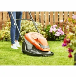 * Flymo Tondeuse EÉlectrique Sur Coussin D'Air Easiglide 330 Collect 1700W / Largeur De Coupe 33Cm / 4 Hauteurs De Coupe / Bac Collecteur 20L / Guidon Repliable (970483462)><noscript><img width=