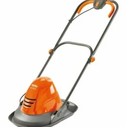 * Flymo Tondeuse EÉlectrique Sur Coussin D'Air Turbo Lite 250 1400W / Largeur De Coupe 25Cm / 4 Hauteurs De Coupe / Technologie Coussin D'Air / Guidon Repliable (967909462)> Tondeuse Électrique Filaire