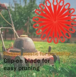 * Fvbjd 20 Pcs Lames De Tondeuse Pour Rt250 Jardin Pelouse Tondeuse Accessoires,Lames De Rechange,Couteau En Plastique, Coupe-Bordures Sans Fil><noscript><img width=