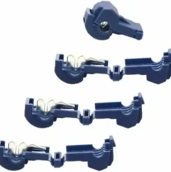* Fvbjd Bornes De Raccordement Pour Cable Peripherique, Set De 4 Connecteur De Derivation En T, Connecteur Rapide, Connecteur De Courant, Connecteur De Cable Pour La Fixation De La Boucle, 14010403> Accessoire Pour Tondeuse Et Autoportée