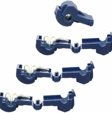 * Fvbjd Bornes De Raccordement Pour Cable Peripherique, Set De 4 Connecteur De Derivation En T, Connecteur Rapide, Connecteur De Courant, Connecteur De Cable Pour La Fixation De La Boucle, 14010403> Accessoire Pour Tondeuse Et Autoportée