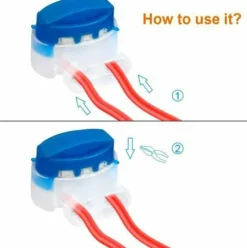 * Fvbjd Connecteurs De Cable Connecteur Etanche 15Pcs Connecteurs Raccords De Cable Pour Robot Tondeuse Jardin Exterieur Et Voiture><noscript><img width=