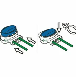 * Fvbjd 3M Lot De 10 Connecteurs De Cable Scotchlok 314 Herkules G-Force 1000 1500 2500> Accessoire Pour Tondeuse Et Autoportée