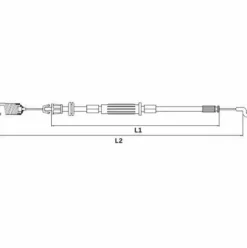 * Global Garden Product 381030092/1 Cable De Traction Pour Tondeuse Castelgarden / Ggp><noscript><img width=