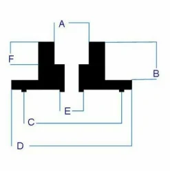 * Global Garden Product 122465620/0 Support De Lame O 22.2Mm Pour Tondeuse Castelgarden Ggp> Accessoire Pour Tondeuse Et Autoportée