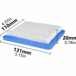 * Grid Cool Filtre Air Pour Tondeuse Poussee Remplacement Gamme Accessoires Filtre Papier Ensemble Non Authentique Briggs Stratton Quantum Bleu Filtre Air Tracteur Pour Tondeuses A Gazon Et Tracteurs (2 Pieces) Filtre Air Pour Tondeuse Poussee Remplacement Gamme Acce> Accessoire Pour Tondeuse Et Autoportée