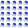 * Groupm 25 Pieces Box314 Terminal Rapide 3 Trous Bleu Terminal Telephone Terminal Fil Connecteur Tondeuse A Gazon Accessoires> Accessoire Pour Tondeuse Et Autoportée