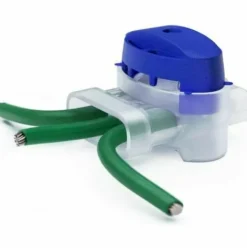 * Groupm 25 Pieces Box314 Terminal Rapide 3 Trous Bleu Terminal Telephone Terminal Fil Connecteur Tondeuse A Gazon Accessoires><noscript><img width=