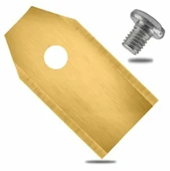 * Guazhunifr 30X Lames De Rechange En Acier Inoxydable Revetu De Titane Compatible Comprend Des Vis,Gua.B/Bon> Accessoire Pour Tondeuse Et Autoportée