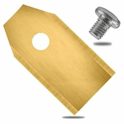 * Guazhunifr 30X Lames De Rechange En Acier Inoxydable Revetu De Titane Compatible Comprend Des Vis,Gua.B/Bon> Accessoire Pour Tondeuse Et Autoportée