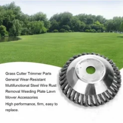 * Happyshopping Tete De Coupe De Brosse De Tondeuse A Gazon, Dissolvant De Rouille De Fil, Tete D'Herbe, Tete De Desherbage, Accessoires De Debroussailleuse De Tondeuse A Gazon, 6 Pouces><noscript><img width=