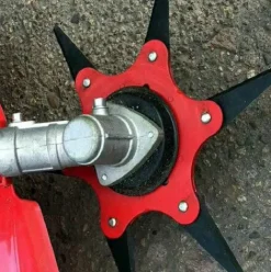 * Happyshopping Tondeuse Agazon Tete De Lame Asix Feuilles Accessoires De Debroussailleuse Lame En Acier Au Manganese En Alliage Tete De Tondeuse Lame De Coupe A6 Feuilles><noscript><img width=