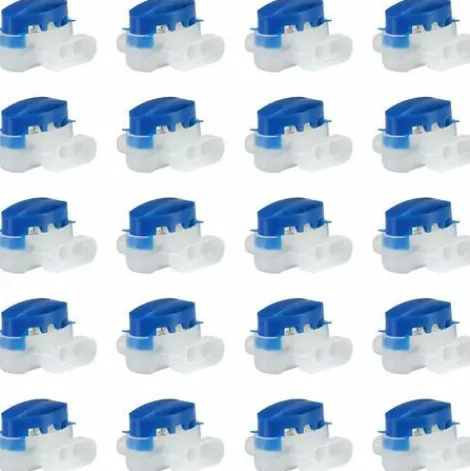 * Hello Kitty Bain 314 Connector Automatic Stripping Waterproof Blue Wiring Terminal 3 Hole Terminal Block Lawn Mower Peijia N> Accessoire Pour Tondeuse Et Autoportée