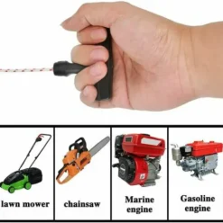 * Hiasdfls Corde De Demarrage A Rappel 10 Metres,Cordon De Traction Avec Poignee De Demarrage A Rappel 3 Pieces Pour Tondeuse A Gazon Moteur De Debroussailleuse De Bord De Coupe De Tronconneuse><noscript><img width=