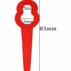 * Hklffja 20 Pcs Lames De Tondeuse Pour Rt250 Jardin Pelouse Tondeuse Accessoires,Lames De Rechange,Couteau En Plastique, Coupe-Bordures Sans Fil> Accessoire Pour Tondeuse Et Autoportée