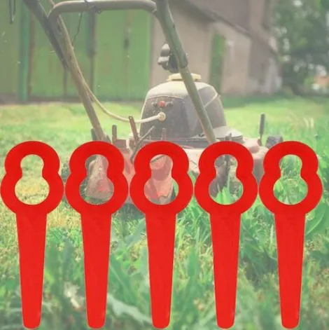 * Hklffja 20 Pcs Lames De Tondeuse Pour Rt250 Jardin Pelouse Tondeuse Accessoires,Lames De Rechange,Couteau En Plastique, Coupe-Bordures Sans Fil> Accessoire Pour Tondeuse Et Autoportée