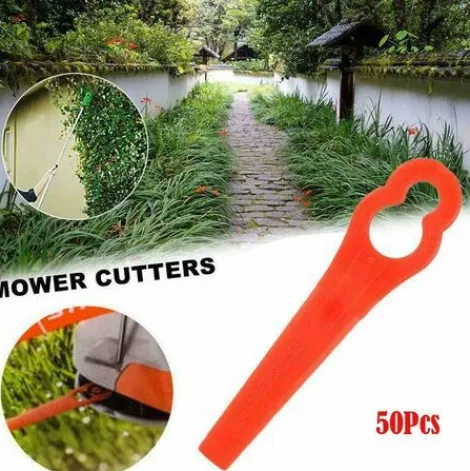 * Hklffja 20 Pcs Lames De Tondeuse Pour Rt250 Jardin Pelouse Tondeuse Accessoires,Lames De Rechange,Couteau En Plastique, Coupe-Bordures Sans Fil> Accessoire Pour Tondeuse Et Autoportée