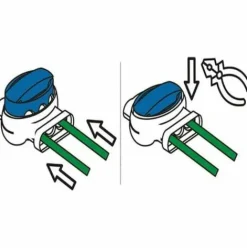 * Hklffja 10 Pieces Connecteurs Cable, Borne Connecteur Cable, Connecteur Etanche, Connecteur Fil A Sertir A 3 Trous Connecteur De Tondeuse Rempli De Gel, Pour Les Tondeuses A Gazon Robotisees><noscript><img width=