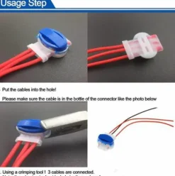 * Hklffja Connecteurs De Cable Remplis Des Resines Pour Jardin & Exterieur Et Tondeuse Robot,50 Pieces> Accessoire Pour Tondeuse Et Autoportée