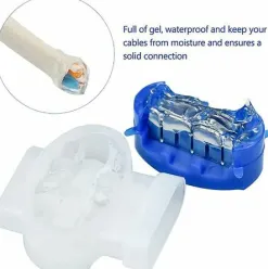 * Hklffja Connecteurs De Cable,Set De Connecteurs De Cables,Lot De 40 Connecteurs De Cable Remplis Des Resines,Etanches,Surs,Denudage Inutile,Pour Robot Tondeuse Jardin Exterieur Et Voiture><noscript><img width=