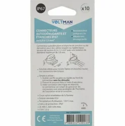 * Hklffja Dio630001 Lot 10 Connecteurs Autodenudants/Etanches Ip 67, Bleu> Accessoire Pour Tondeuse Et Autoportée