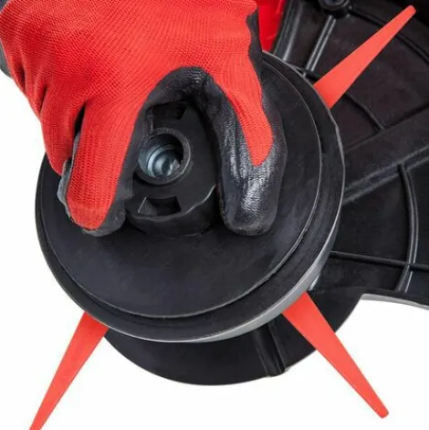 * Hklffja Lames De Tondeuse A Gazon 100 Pieces Lames De Tondeuse En Plastique Accessoires De Jardin Lames De Coupe Lames De Rechange Pour Tondeuse A Gazon Lame De Coupe-Herbe Outils (Rouge)> Accessoire Pour Tondeuse Et Autoportée