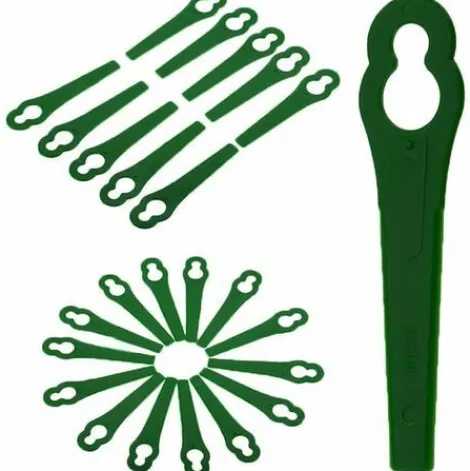 * Hklffja Lot De 120 Lames De Rechange Pour Tondeuse A Gazon, Lame De Rechange En Plastique Pour Tondeuse A Gazon, Lames De Coupe Pour Tondeuse A Gazon, Lames De Rechange En Plastique(Vert)> Accessoire Pour Tondeuse Et Autoportée