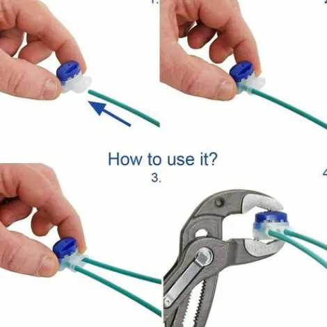 * Hklffja 30Pcs Connecteurs De Cable Jardin Robot Tondeuse Automower Original Remplis Resines 314 Resiste A L'Eau Intemperies Connectors Kit Reparation Pour Cables Avec 10 Bornes Derivation> Accessoire Pour Tondeuse Et Autoportée