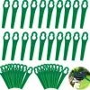 * Hklffja 120Pcs Lames En Plastique De Rechange Pour Coupe Bordure Lame De Tondeuse A Gazon Lames Pour Debroussailleuse Sans Fil Lames De Coupe De Remplacement Pour Jardin Pelouse (Vert)> Accessoire Pour Tondeuse Et Autoportée