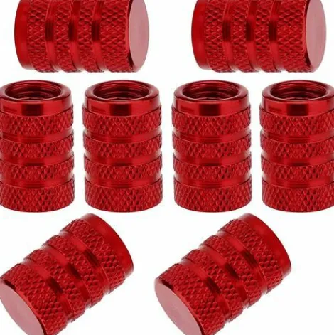 * Irisfr Bouchons De Tige De Valve Voiture De Pneu, Couvercle De Bouchon De Valve De Pneu En Aluminium Avec Anneau En Caoutchouc Pour Voitures, Suv, Velos, Velo Camions, Motos (Rouge), Lilaris 8 Pieces> Accessoire Pour Tondeuse Et Autoportée