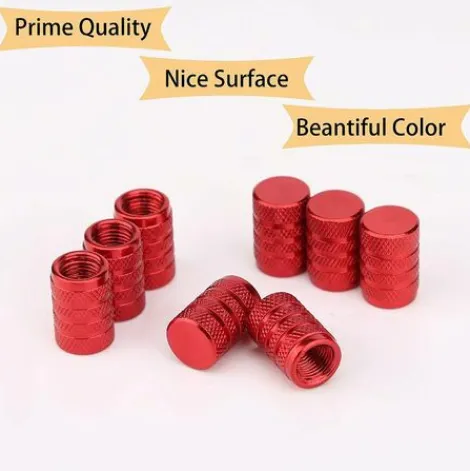 * Irisfr Bouchons De Tige De Valve Voiture De Pneu, Couvercle De Bouchon De Valve De Pneu En Aluminium Avec Anneau En Caoutchouc Pour Voitures, Suv, Velos, Velo Camions, Motos (Rouge), Lilaris 8 Pieces> Accessoire Pour Tondeuse Et Autoportée