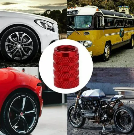 * Irisfr Bouchons De Tige De Valve Voiture De Pneu, Couvercle De Bouchon De Valve De Pneu En Aluminium Avec Anneau En Caoutchouc Pour Voitures, Suv, Velos, Velo Camions, Motos (Rouge), Lilaris 8 Pieces> Accessoire Pour Tondeuse Et Autoportée