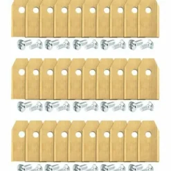 * Jeu De 45 Lames En Titane Pour Robots Tondeuses Gardena, Yardforce (3 G 0,75 Mm) + 45 Vis Groofoo> Accessoire Pour Tondeuse Et Autoportée