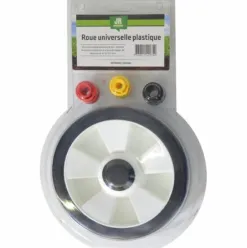 * Jr Motoculture Roue De Tondeuse Universelle 150 Mm Avec 4 Bagues De Reduction Rou0001 Jr> Accessoire Pour Tondeuse Et Autoportée