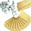 * Kaejyiut Lot De 30 Lames De Rechange En Titane Pour Tous Les Robots Tondeuses A Gazon Husqvarn/Automower/Gardena(3G-0.75Mm) Avec 30 Vis, Pour Modeles 105,310,315,320,420,430X,R40I> Accessoire Pour Tondeuse Et Autoportée