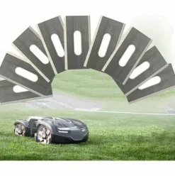 * Lame De Tondeuse,Lot De 30 Lames De Tondeuse En Acier Inoxydable Pour Betterlife 36,5 X 18,5 X 0,65 Mm (Argent)><noscript><img width=