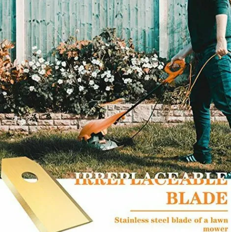* Lames De Rechange Homealexa 30 X En Titane Pour Tous Les Tondeuses De Jardin Automower Husqvarna/Gardena/Yard Force/Automower Robuste (3.1 G / 0.75 Mm) Avec Vis> Accessoire Pour Tondeuse Et Autoportée