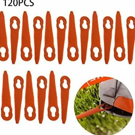 * Langray 120 Pieces Accessoires De Lames En Plastique De Remplacement Pour Stihl Polycut 2-2 Fsa 45 Tondeuse A Gazon Coupe-Herbe> Accessoire Pour Tondeuse Et Autoportée