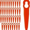 * Langray 40 Pieces Accessoires De Lames En Plastique De Remplacement Pour Stihl Polycut 2-2 Fsa 45 Tondeuse A Gazon Coupe-Herbe> Accessoire Pour Tondeuse Et Autoportée
