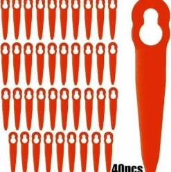 * Langray 40 Pieces Accessoires De Lames En Plastique De Remplacement Pour Stihl Polycut 2-2 Fsa 45 Tondeuse A Gazon Coupe-Herbe><noscript><img width=