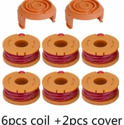 * Lifcausal Accessoire De Tondeuse A Gazon En Nylon Pour Tondeuse A Gazon Worx String Trimmer Type2> Accessoire Pour Tondeuse Et Autoportée