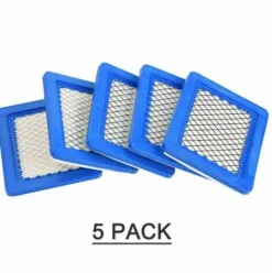 * Lifcausal Lot De 5 Filtres A Air 491588S De Rechange Pour Cartouche De Filtre A Air Plate Oem Briggs Stratton 491588 4915885, Filtre A Air Pour Tondeuse A Gazon> Accessoire Pour Tondeuse Et Autoportée