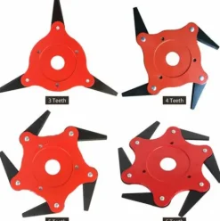 * Lifcausal Tete De Coupe Debroussailleuse Tete De Tondeuse A Gazon Exterieure 65Mn Acier Tete De Coupe-Herbe Outil De Desherbage Extra Heavy Duty Remplacement Pour Coupe-Bordures><noscript><img width=