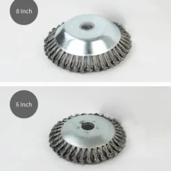 * Lifcausal Tete De Coupe Debroussailleuse Tete De Tondeuse A Gazon D'Exterieur Tete De Rasoir En Fil D'Acier Accessoires De Tete De Coupe Outil De Mangeur D'Herbe Remplacement Extra Resistant Pour Meuleuses D'Angle De Peinture Antirouille><noscript><img width=