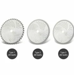 * Lifcausal Tete De Tondeuse Lame De Coupe Tete De Tondeuse A Gazon Exterieure En Alliage Outil De Mangeur De Tete De Tondeuse Pour Remplacement De Tondeuse A Gazon A Arbres Droits 80T 0.4> Accessoire Pour Tondeuse Et Autoportée