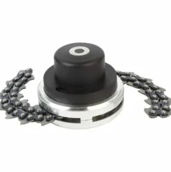 * Lifcausal Tete De Tondeuse Avec Lame De Coupe-Chaine A Bobine Tete De Tondeuse A Gazon D'Exterieur Outil De Mangeur De Tete De Tondeuse En Acier Pour Remplacement De Tondeuse A Gazon A Arbres Droits> Accessoire Pour Tondeuse Et Autoportée