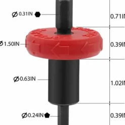 * Litzee Adaptateur De Moteur EÉlectrique, Demarreur De Tondeuse A Gazon Outil De Foret De Demarrage Rapide Pieces De Rechange Automobiles Pour Coupe-Bordures Bouton De Prise> Accessoire Pour Tondeuse Et Autoportée