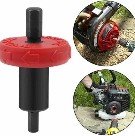 * Litzee Adaptateur De Moteur EÉlectrique, Demarreur De Tondeuse A Gazon Outil De Foret De Demarrage Rapide Pieces De Rechange Automobiles Pour Coupe-Bordures Bouton De Prise> Accessoire Pour Tondeuse Et Autoportée